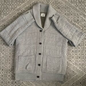 Lucky Brand ; Grey Heavy Cardigan
